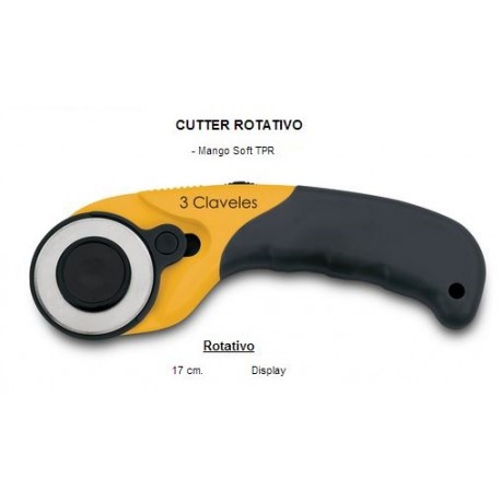 Cutter rotativo profesional 3 claveles
