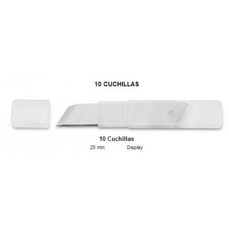 Caja cuchillas cutter 25mm