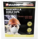 Mascarilla papel con valvula