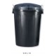 Cubo basura 95L negro