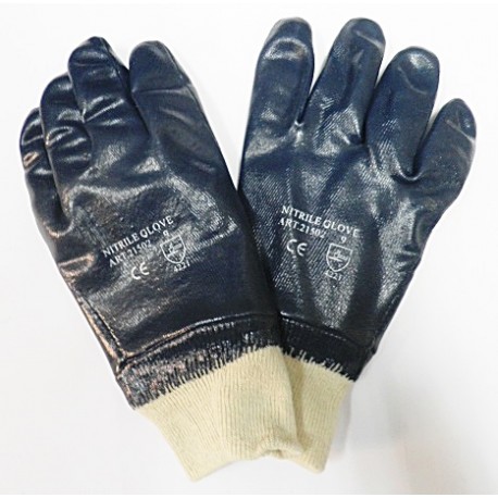 Guante nitrilo textil resistente