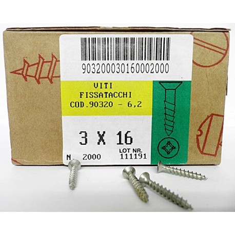 Caja tornillo arpón  3/16 Tor