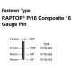 Caja Pins 16G Raptor Series 14P 11mm