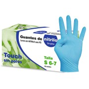 guantes nitrilo sin polvo