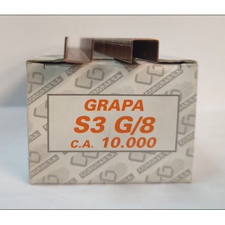 Caja grapas S3 G/8