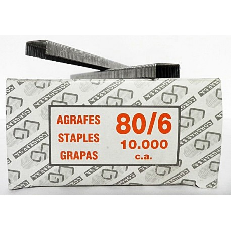 Caja grapas 80/6 corgrap
